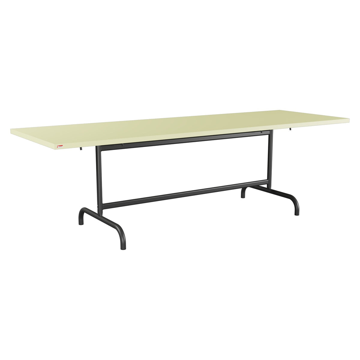 Schaffner Säntis Table repas rabattable 240x80cm – Jaune Buis 18 / Anthracite 77