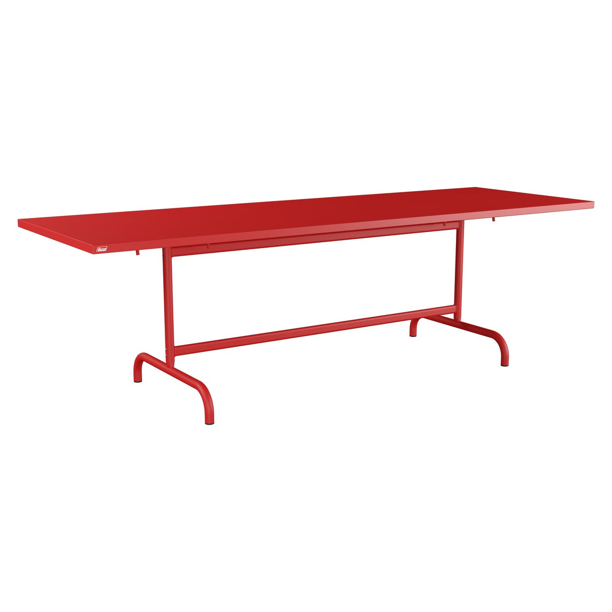 Schaffner Säntis Table repas rabattable 240x80cm – Rouge 30 / Rouge 30