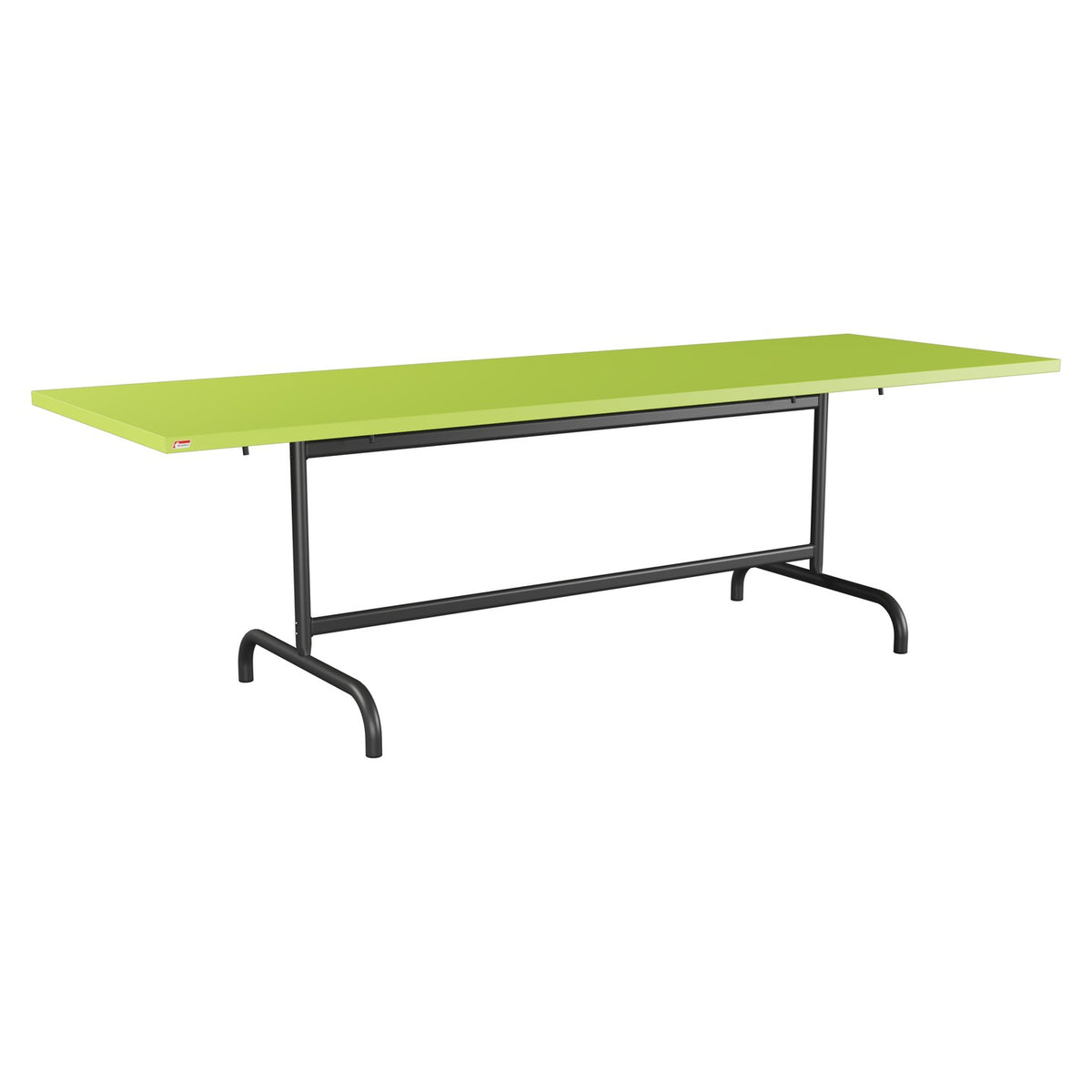 Schaffner Säntis Table repas rabattable 240x80cm – Vert clair 63 / Anthracite 77