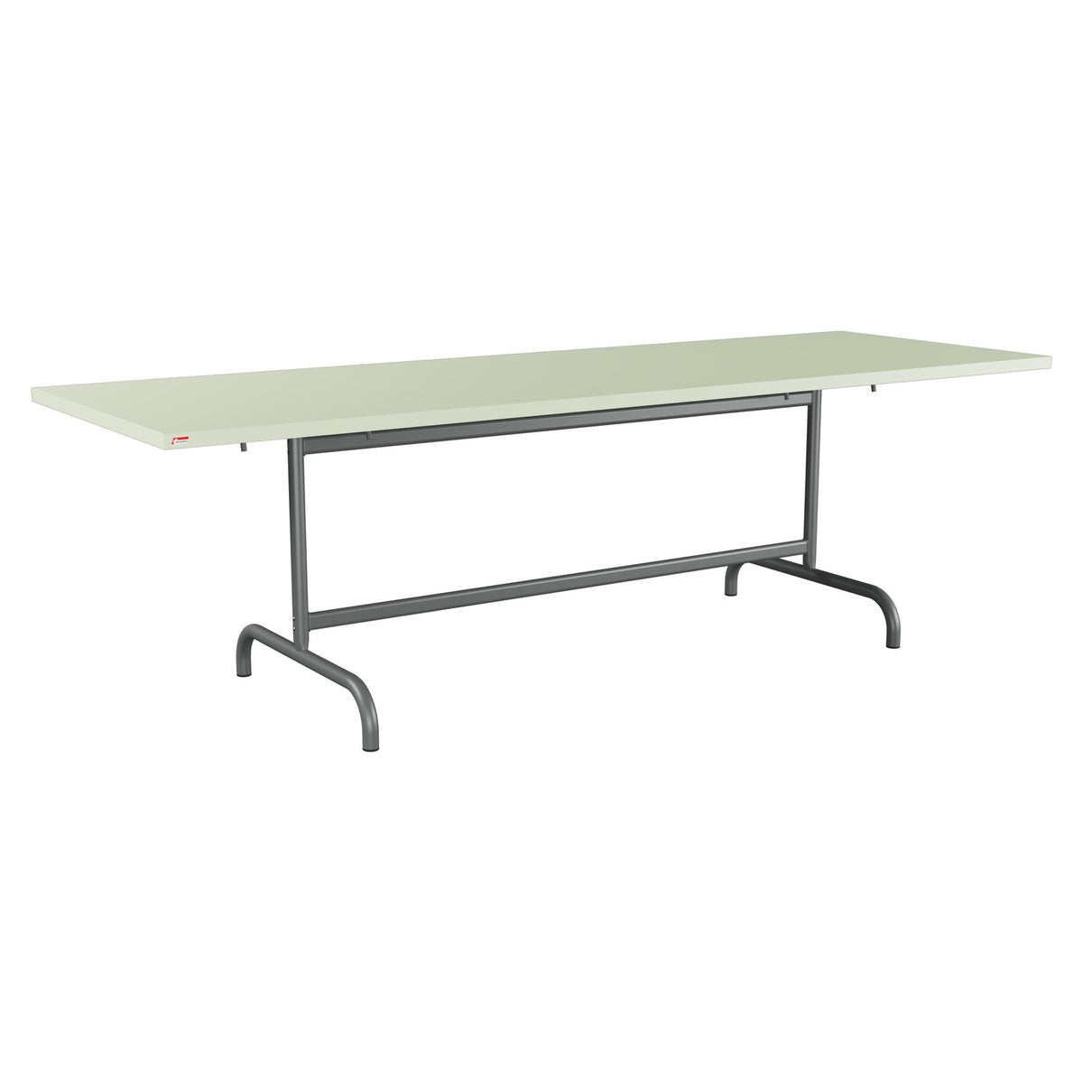 Schaffner Säntis Table repas rabattable 240x80cm – Vert Pastel 64 / Graphite 73