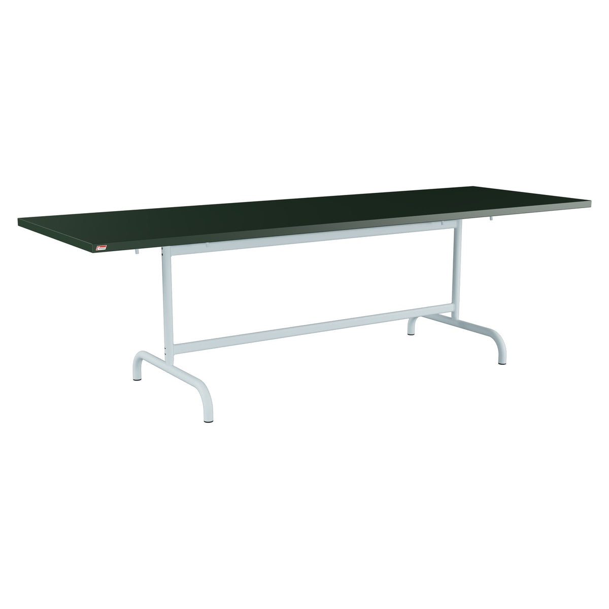 Schaffner Säntis Table repas rabattable 240x80cm – Vert Sapin 66 / Bleu Pastel 51