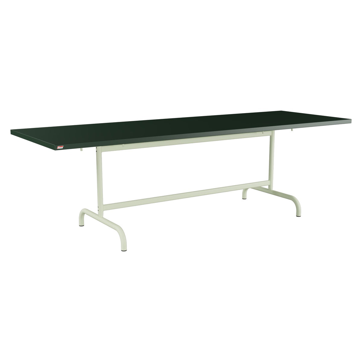 Schaffner Säntis Table repas rabattable 240x80cm – Vert Sapin 66 / Vert Pastel 64