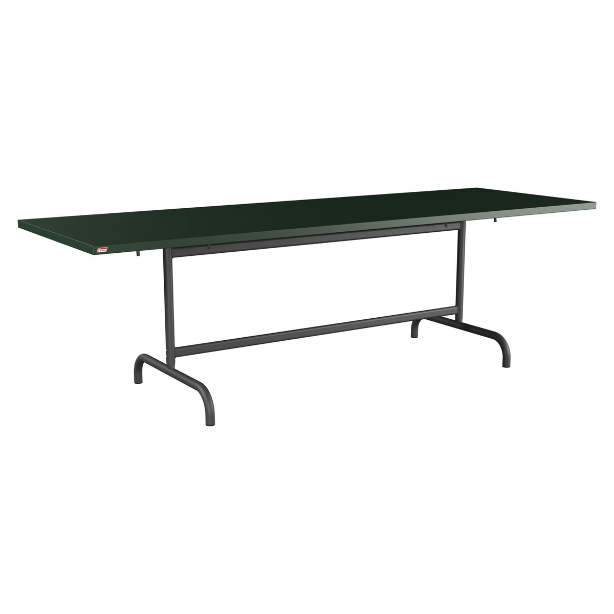 Schaffner Säntis Table repas rabattable 240x80cm – Vert Sapin 66 / Noir 91