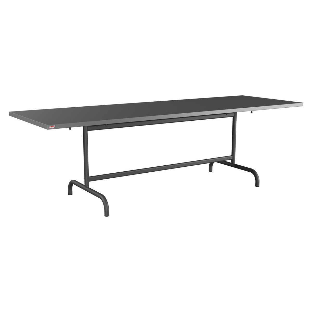 Schaffner Säntis Table repas rabattable 240x80cm – Graphite 73 / Noir 91