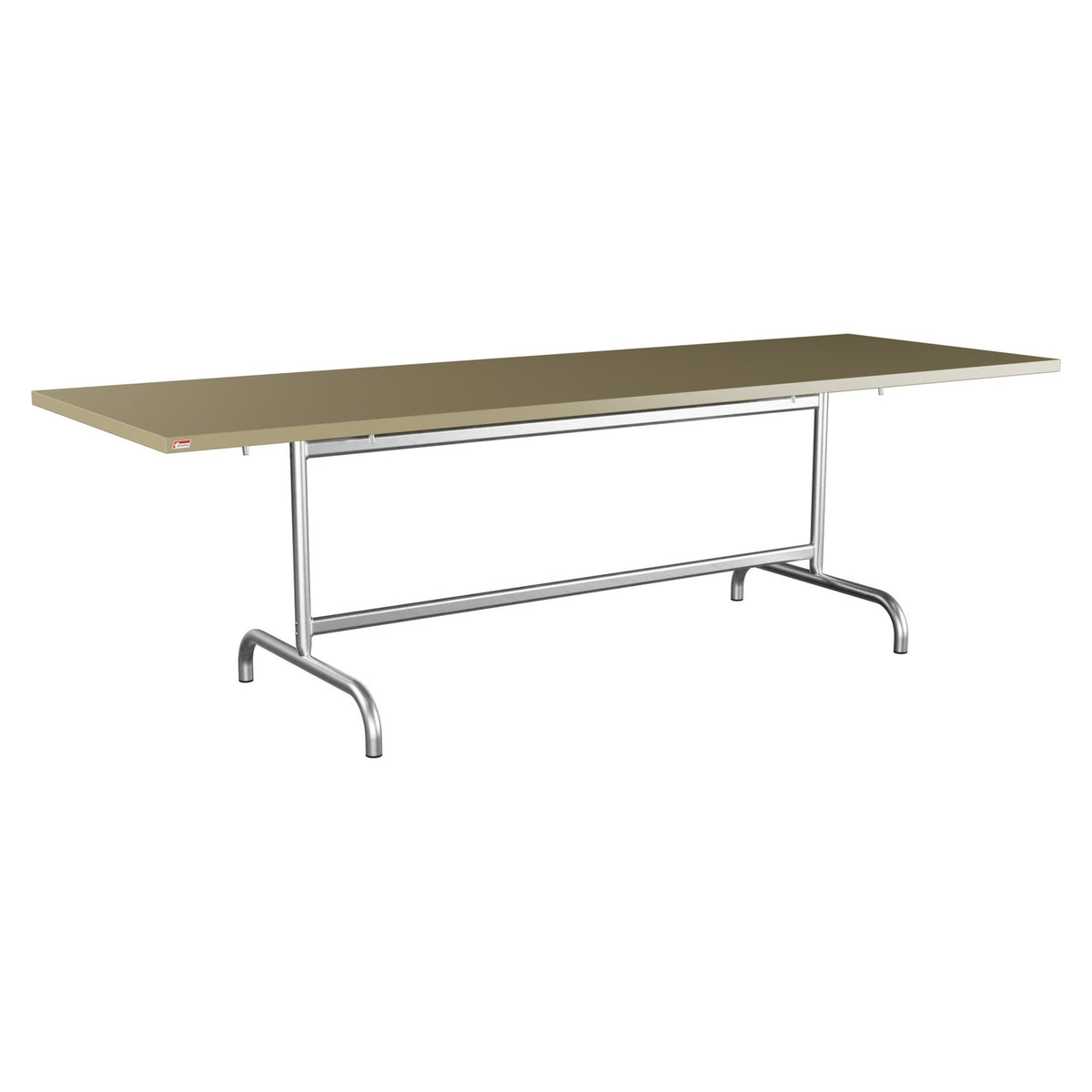 Schaffner Säntis Table repas rabattable 240x80cm – Champagne 85 / Galvanisé à chaud 02