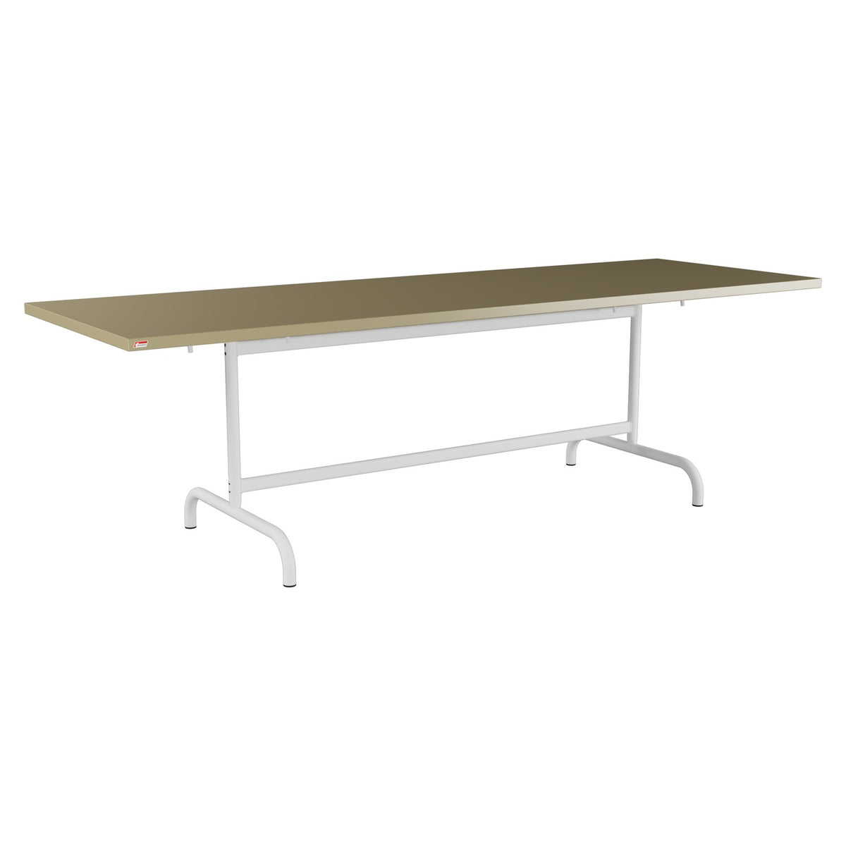 Schaffner Säntis Table repas rabattable 240x80cm – Champagne 85 / Blanc 90