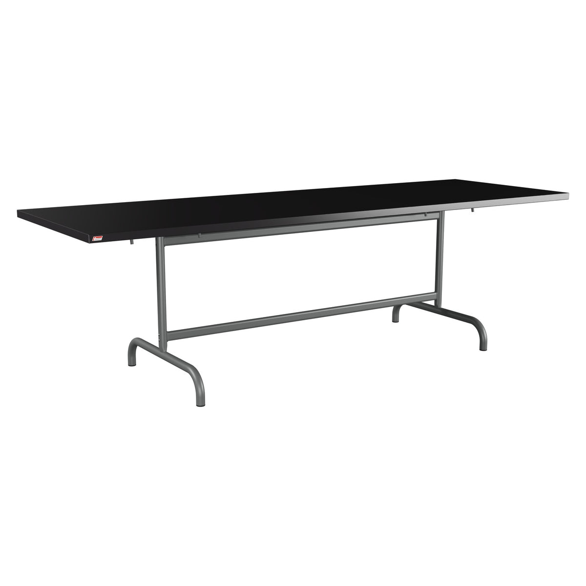 Schaffner Säntis Table repas rabattable 240x80cm – Noir 91 / Graphite 73