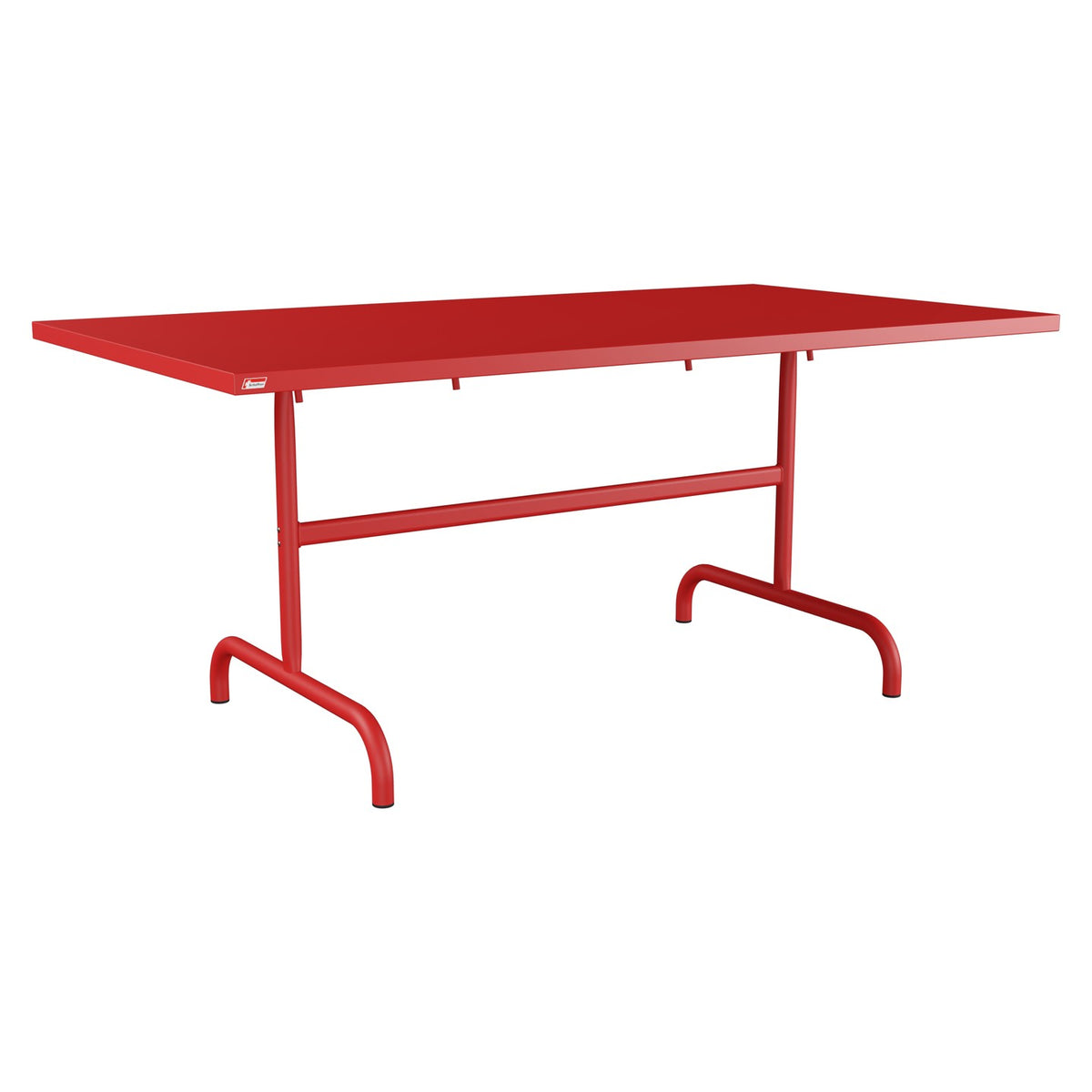 Schaffner Säntis Table repas rabattable 165x90cm – Rouge 30 / Rouge 30