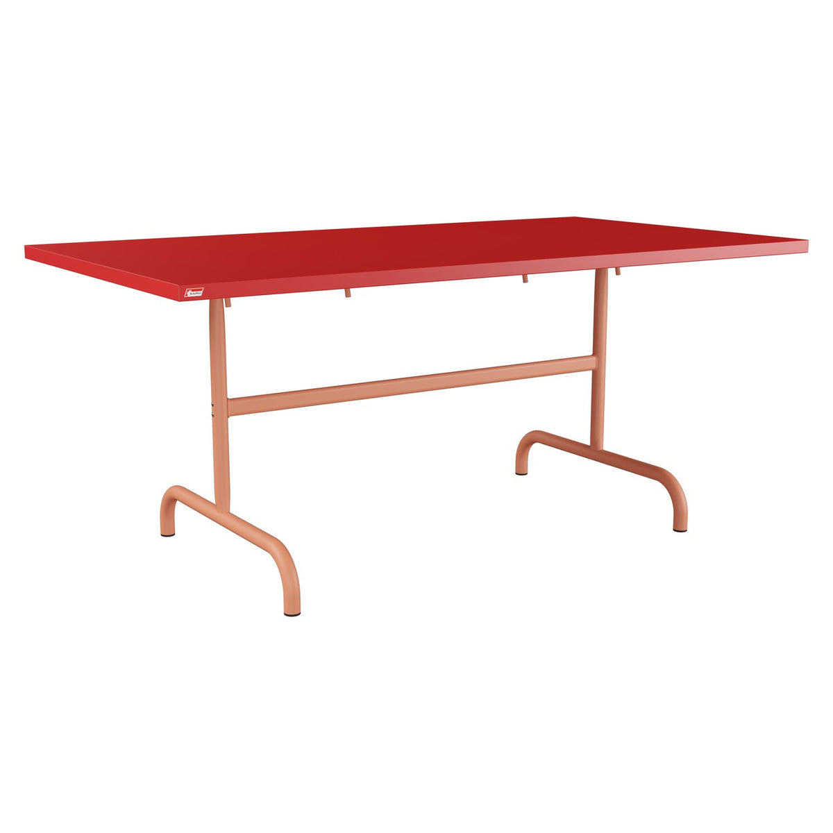 Schaffner Säntis Table repas rabattable 165x90cm – Rouge 30 / Terracotta 84