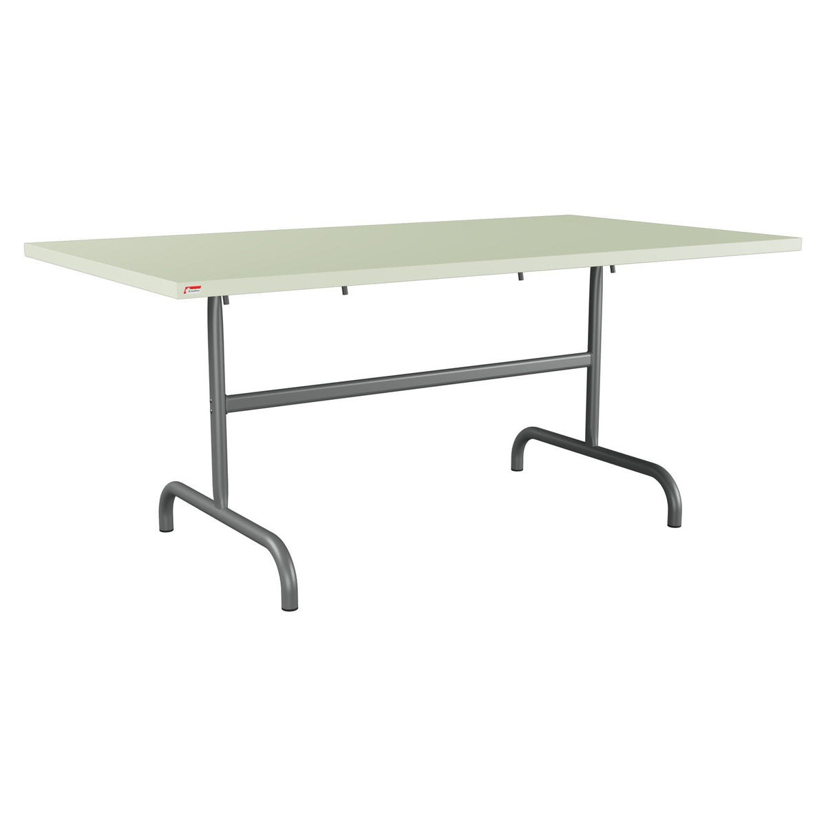 Schaffner Säntis Table repas rabattable 165x90cm – Vert Pastel 64 / Graphite 73