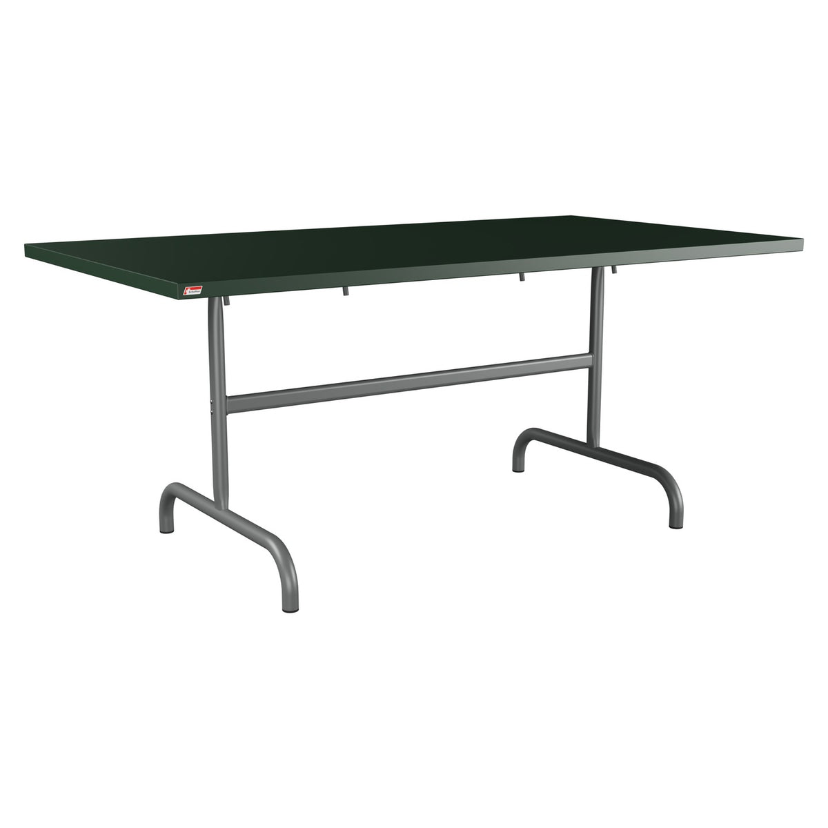 Schaffner Säntis Table repas rabattable 165x90cm – Vert Sapin 66 / Graphite 73