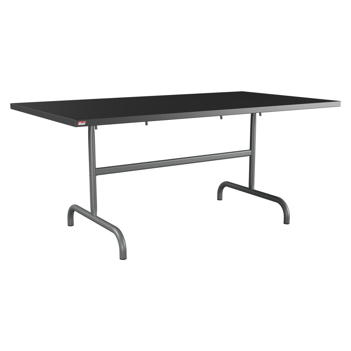 Schaffner Säntis Table repas rabattable 165x90cm – Anthracite 77 / Graphite 73
