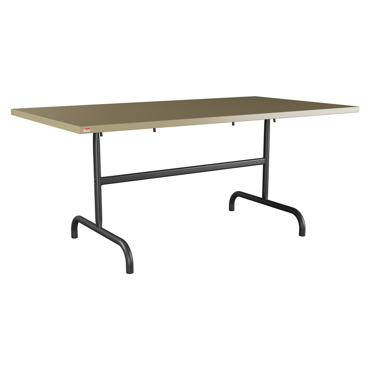 Schaffner Säntis Table repas rabattable 165x90cm – Champagne 85 / Anthracite 77