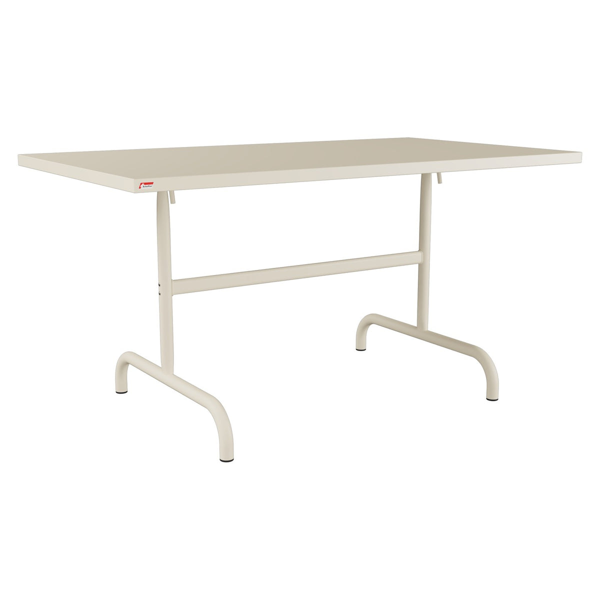 Schaffner Säntis Table repas rabattable 140x80cm – Sable Pastel 15 / Sable Pastel 15