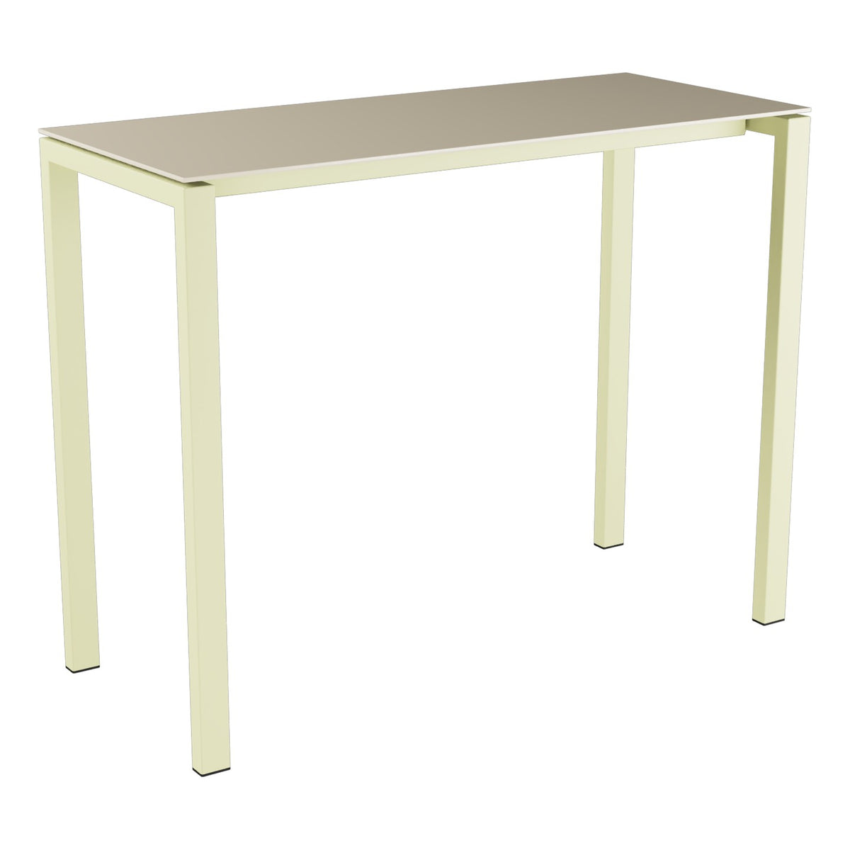 Schaffner Luzern table haute 140x60cm h:110cm – Sable Pastel 15 / Jaune Buis 18