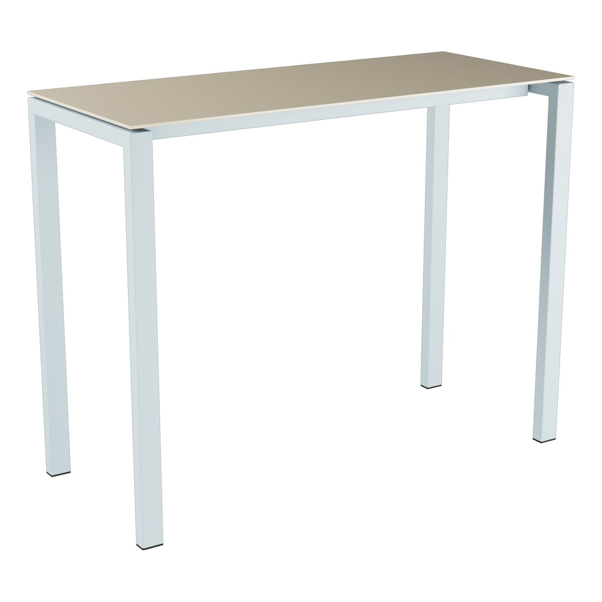 Schaffner Luzern table haute 140x60cm h:110cm – Sable Pastel 15 / Bleu Pastel 51