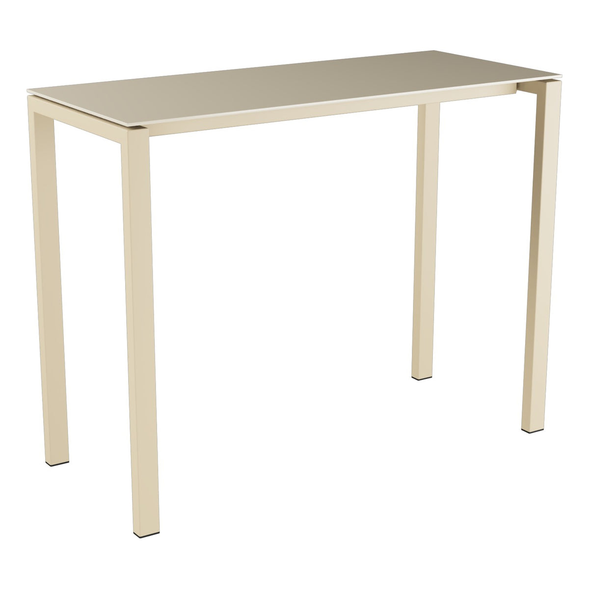 Schaffner Luzern table haute 140x60cm h:110cm – Sable Pastel 15 / Marron Pastel 83