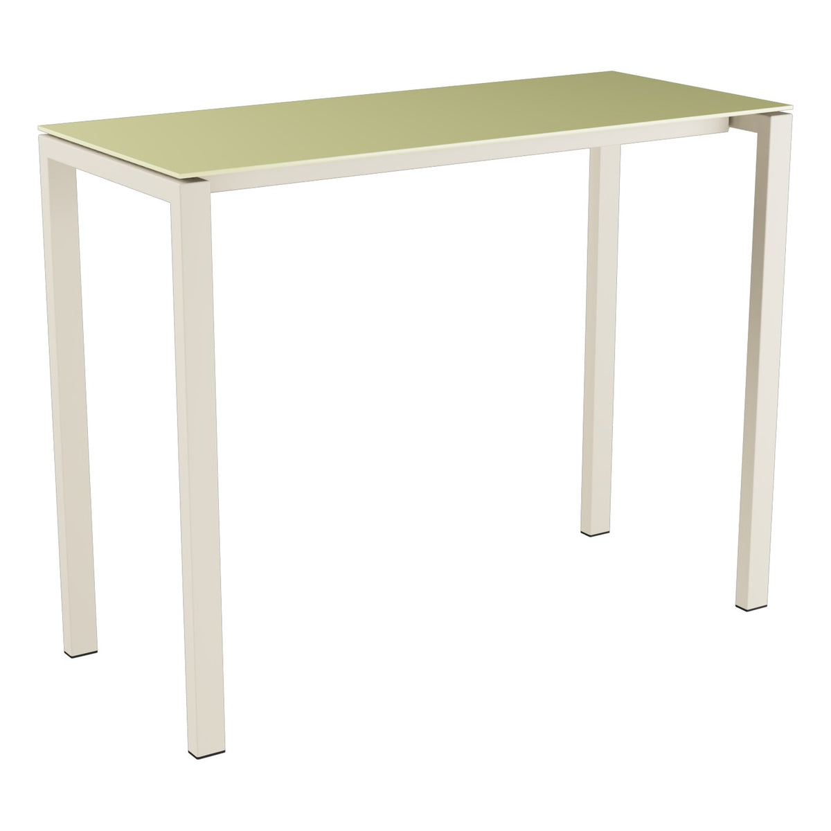 Schaffner Luzern table haute 140x60cm h:110cm – Jaune Buis 18 / Sable Pastel 15