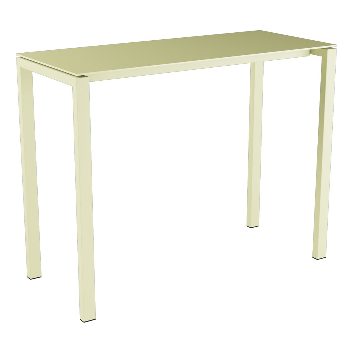 Schaffner Luzern table haute 140x60cm h:110cm – Jaune Buis 18 / Jaune Buis 18