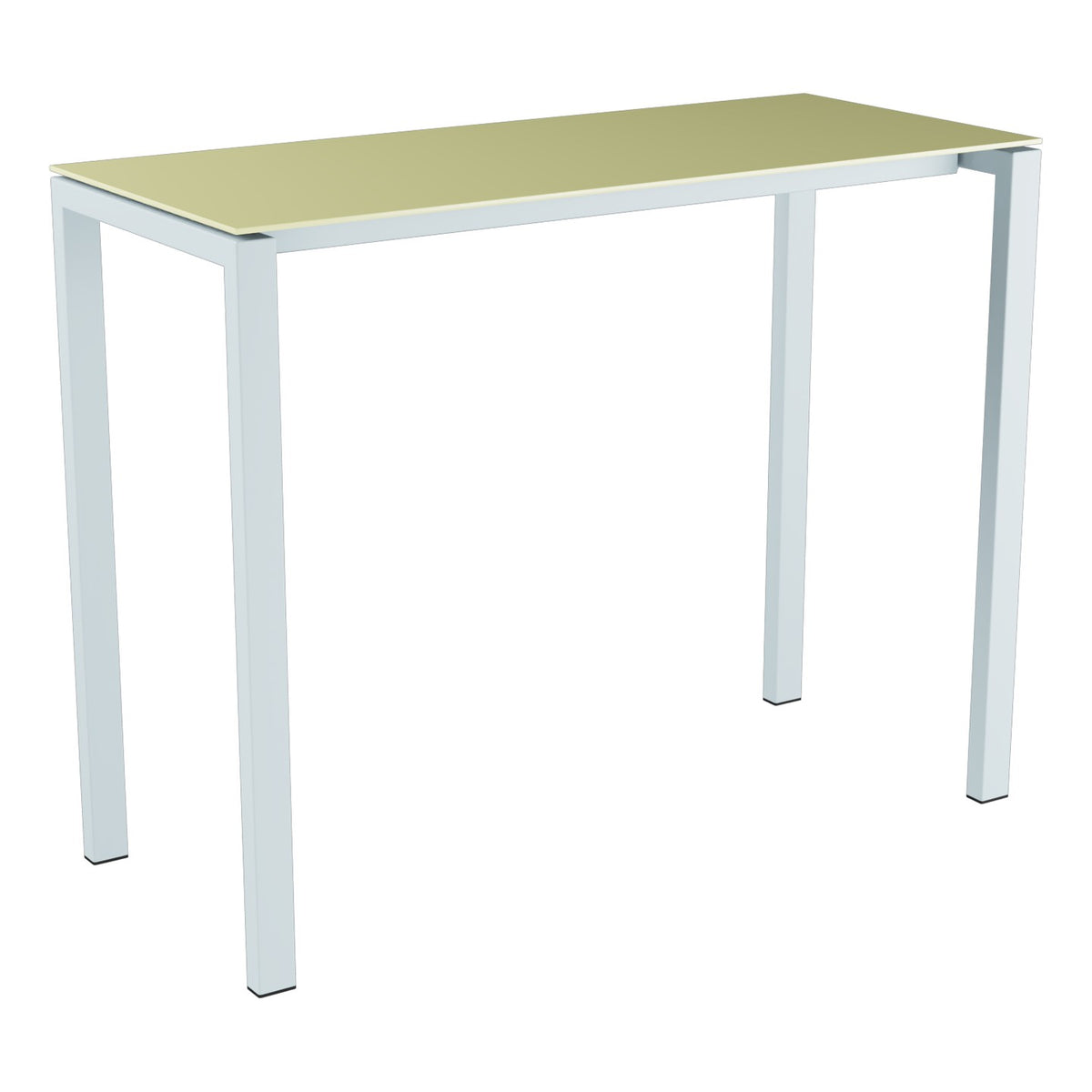Schaffner Luzern table haute 140x60cm h:110cm – Jaune Buis 18 / Bleu Pastel 51