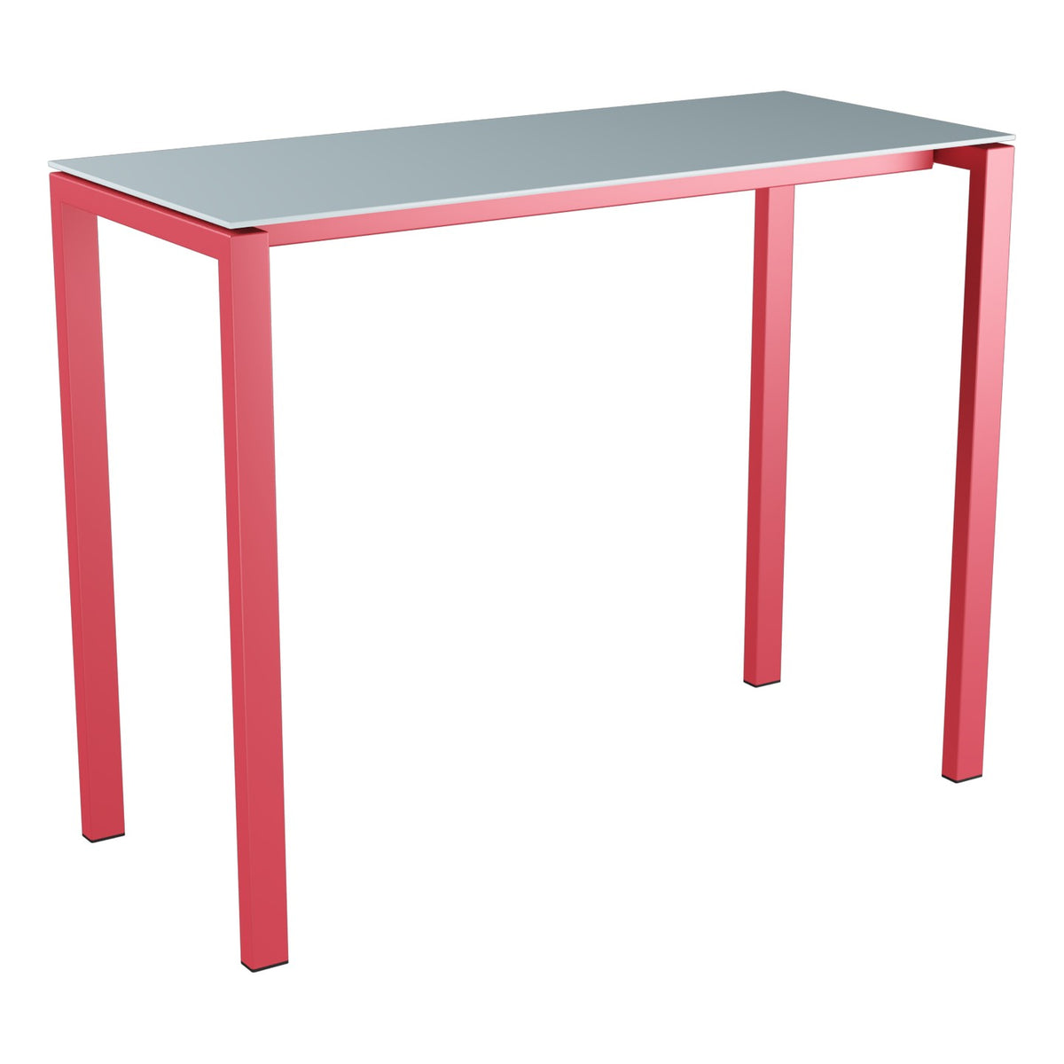 Schaffner Luzern table haute 140x60cm h:110cm – Bleu Pastel 51 / Rouge Érable 33
