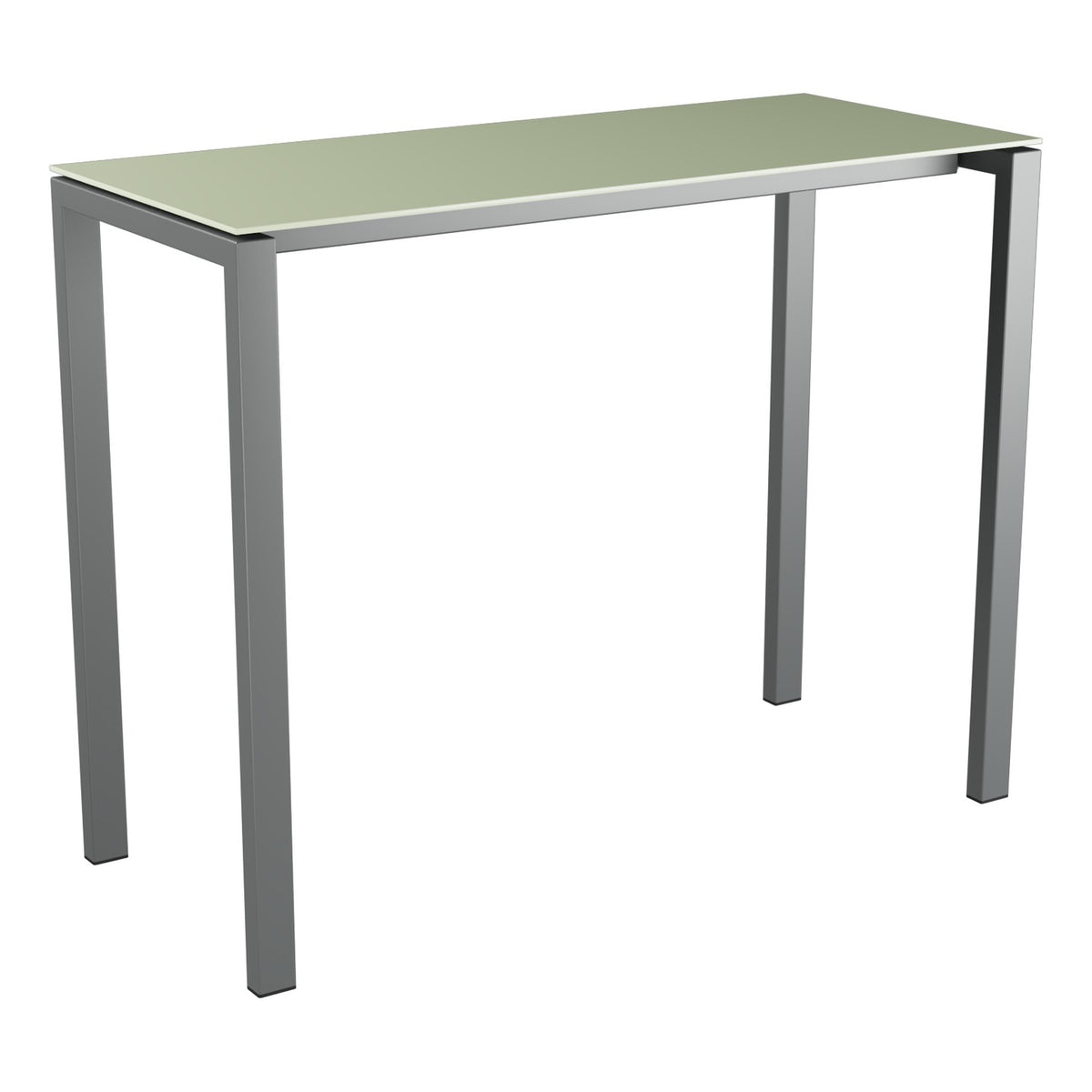 Schaffner Luzern table haute 140x60cm h:110cm – Vert Pastel 64 / Graphite 73