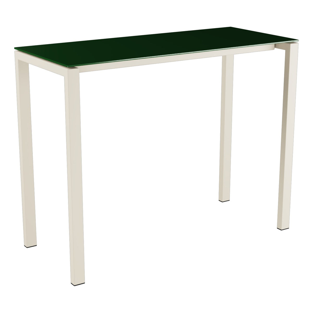 Schaffner Luzern table haute 140x60cm h:110cm – Vert Sapin 66 / Sable Pastel 15