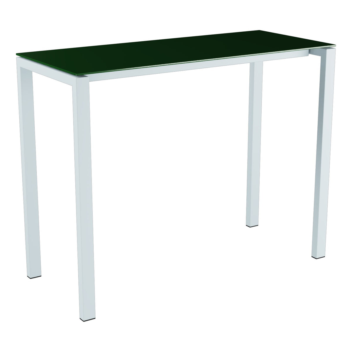 Schaffner Luzern table haute 140x60cm h:110cm – Vert Sapin 66 / Bleu Pastel 51