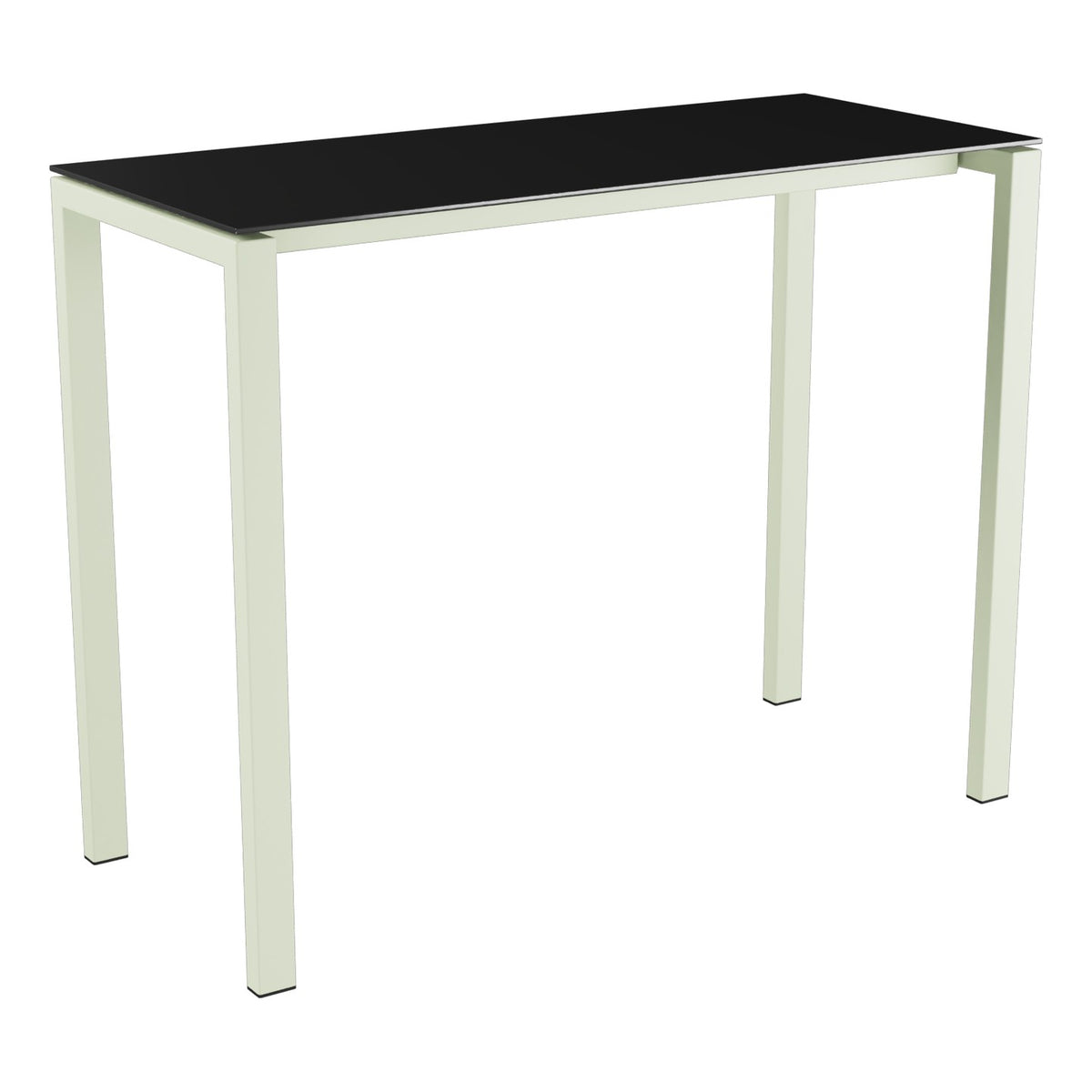 Schaffner Luzern table haute 140x60cm h:110cm – Anthracite 77 / Vert Pastel 64