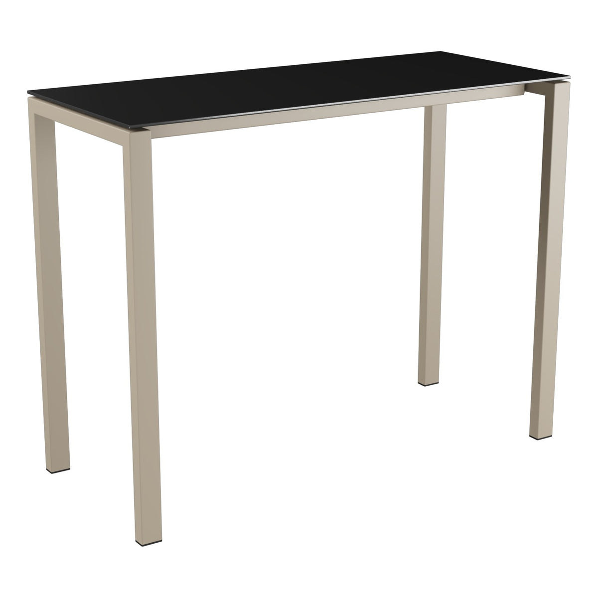 Schaffner Luzern table haute 140x60cm h:110cm – Anthracite 77 / Champagne 85