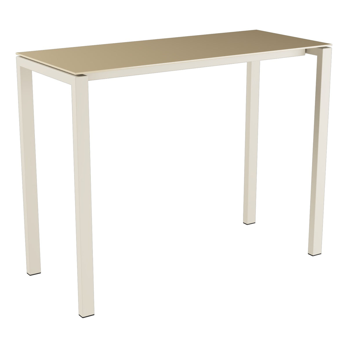 Schaffner Luzern table haute 140x60cm h:110cm – Marron Pastel 83 / Sable Pastel 15
