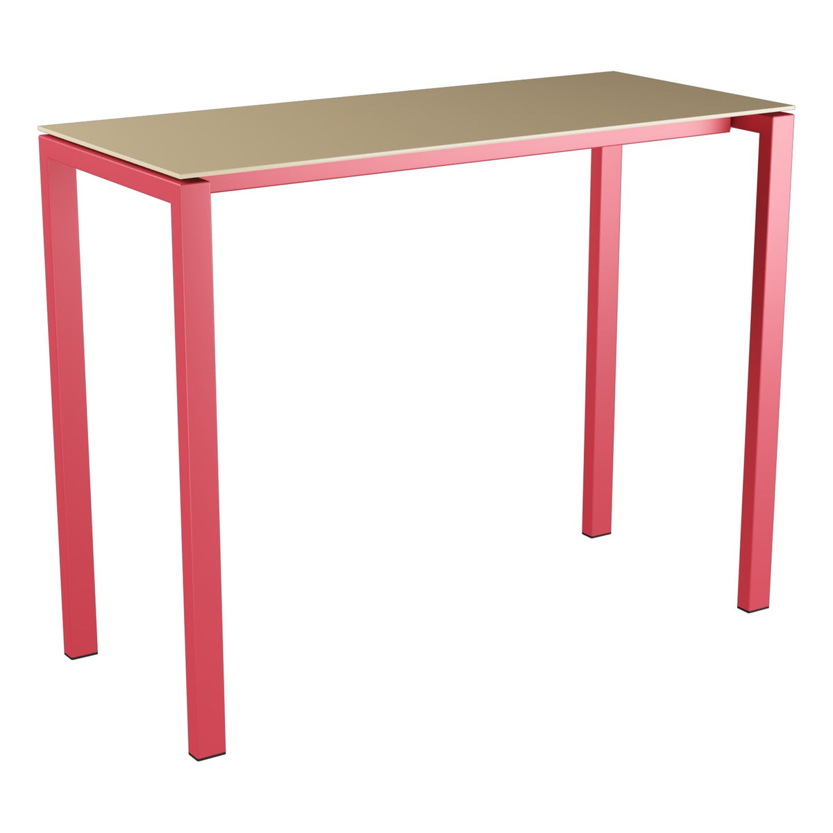 Schaffner Luzern table haute 140x60cm h:110cm – Marron Pastel 83 / Rouge Érable 33