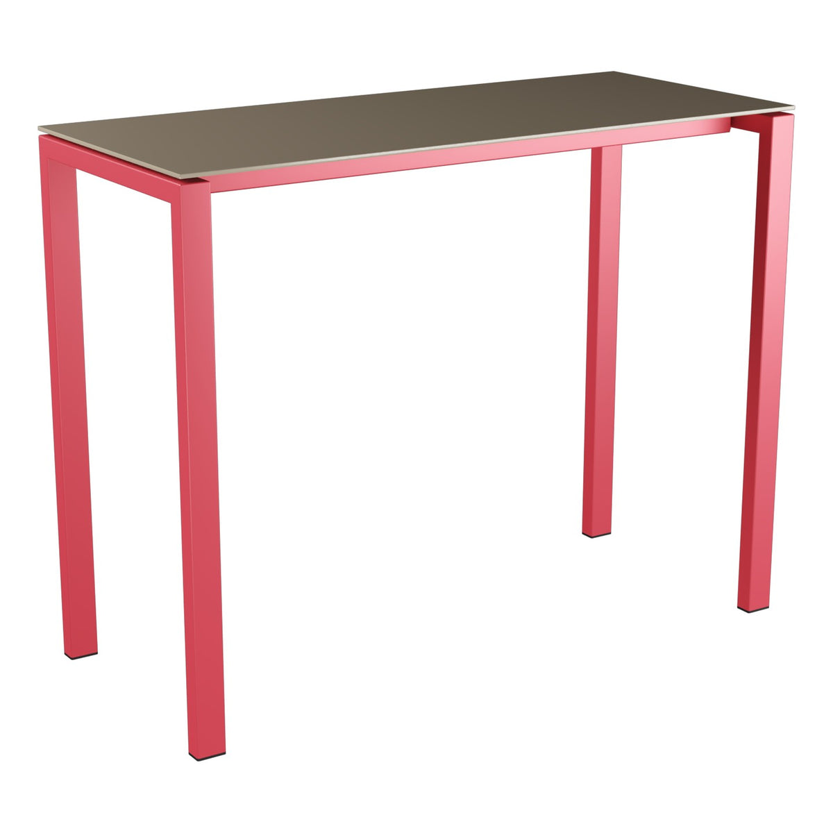 Schaffner Luzern table haute 140x60cm h:110cm – Champagne 85 / Rouge Érable 33