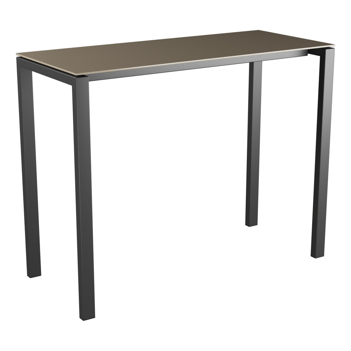 Schaffner Luzern table haute 140x60cm h:110cm – Champagne 85 / Anthracite 77