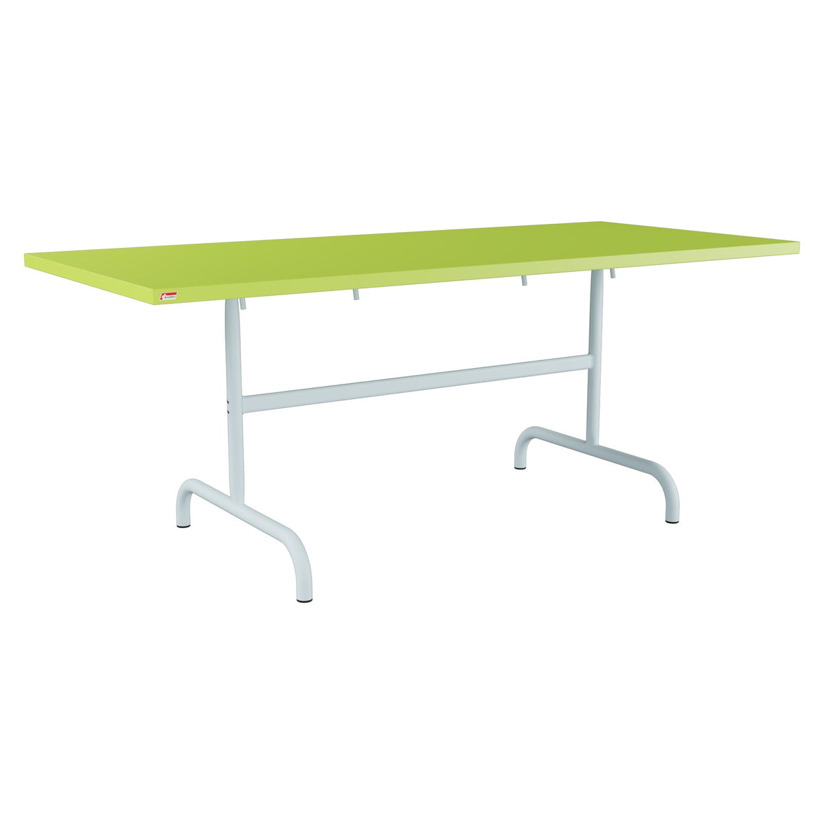 Schaffner Säntis Table repas rabattable 180x80cm – Vert clair 63 / Bleu Pastel 51
