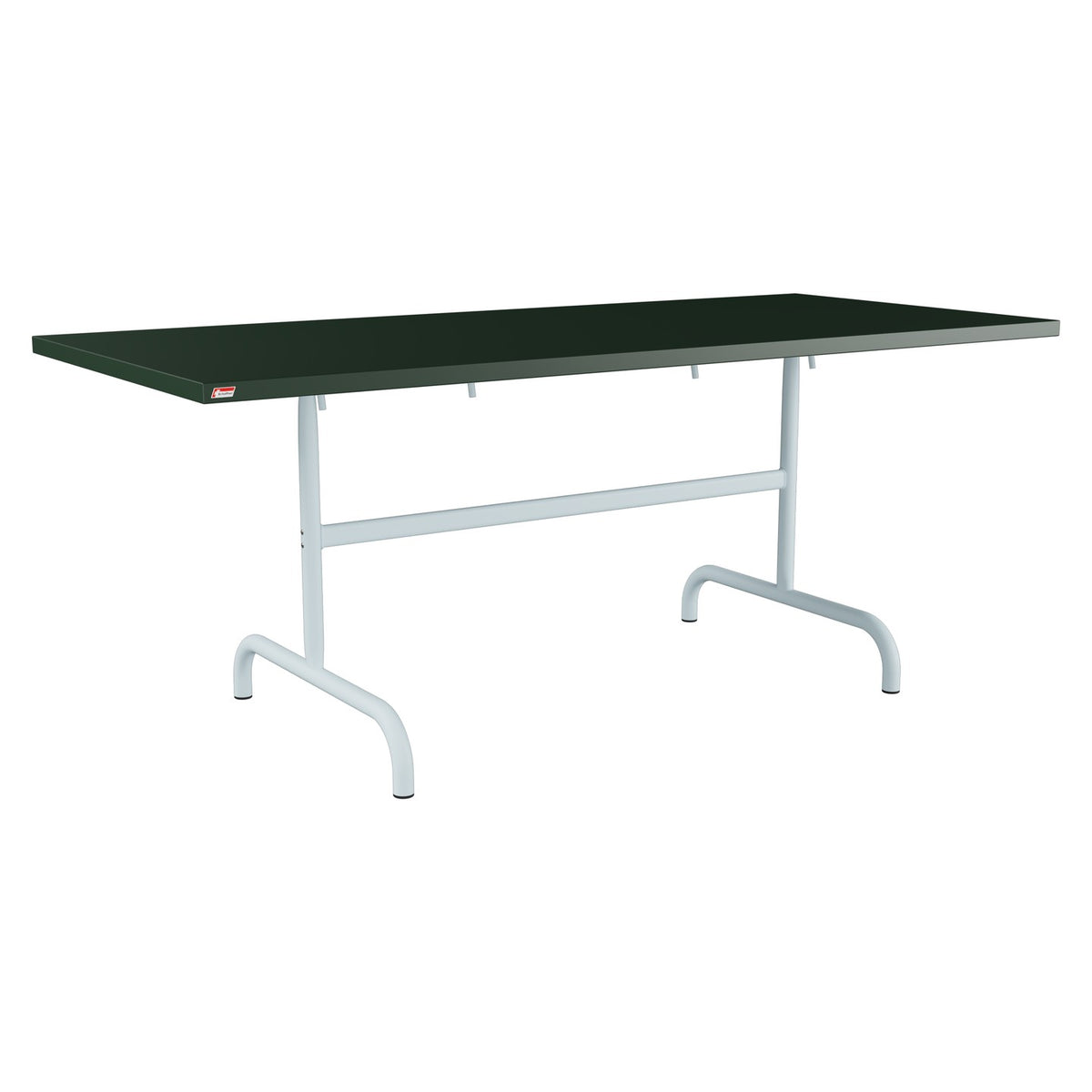 Schaffner Säntis Table repas rabattable 180x80cm – Vert Sapin 66 / Bleu Pastel 51