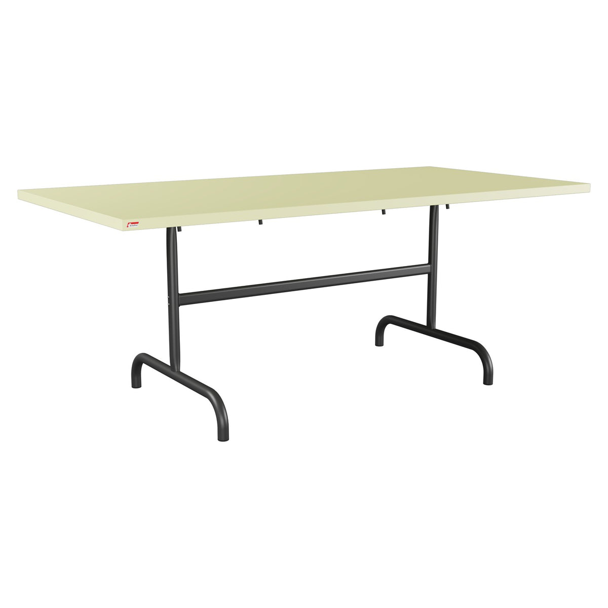 Schaffner Säntis Table repas rabattable 180x90cm – Jaune Buis 18 / Anthracite 77