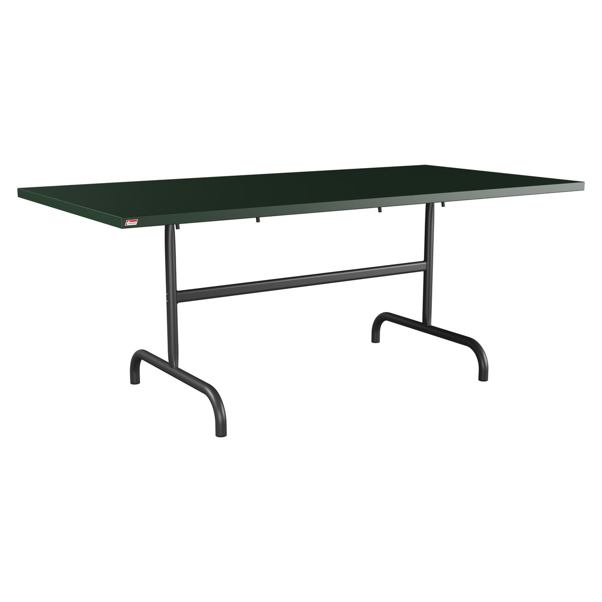 Schaffner Säntis Table repas rabattable 180x90cm – Vert Sapin 66 / Anthracite 77