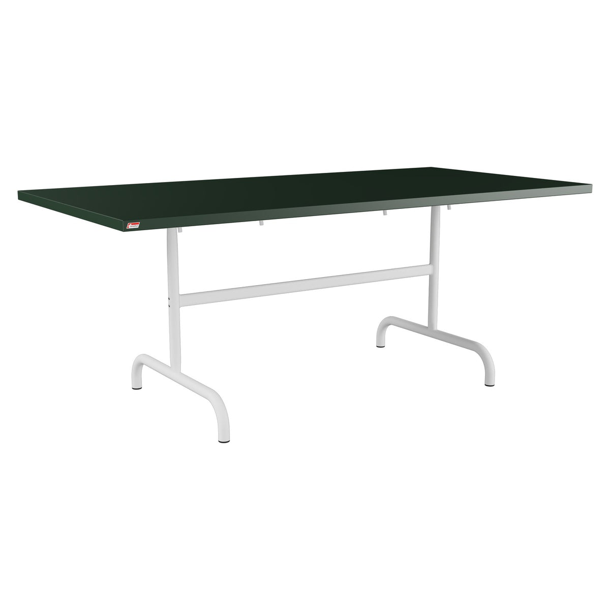 Schaffner Säntis Table repas rabattable 180x90cm – Vert Sapin 66 / Blanc 90