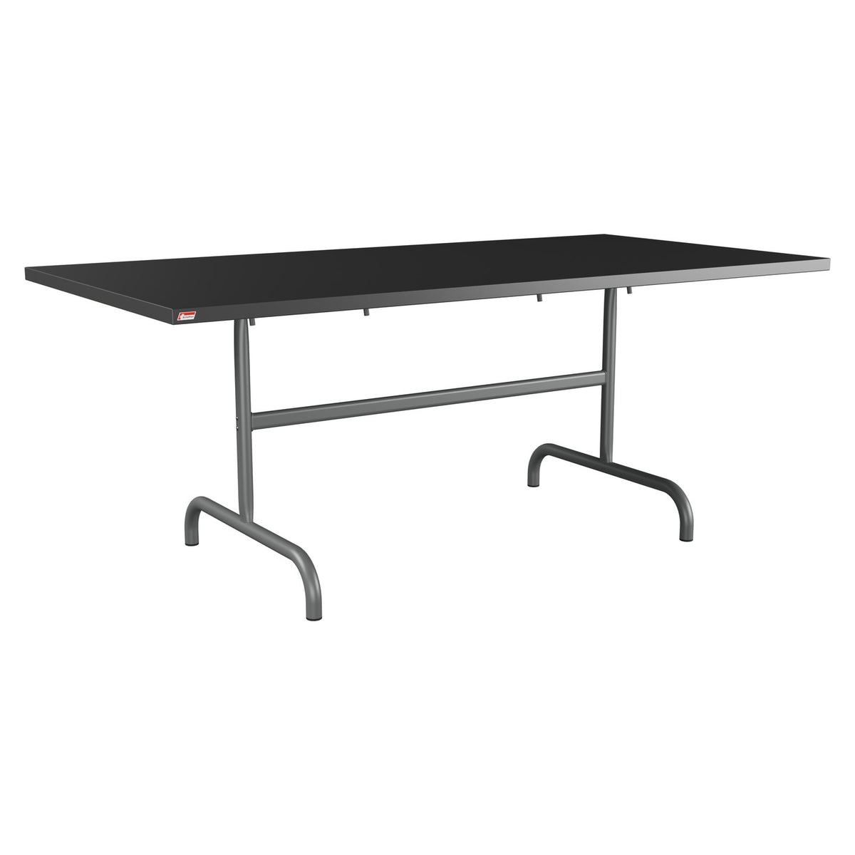 Schaffner Säntis Table repas rabattable 180x90cm – Anthracite 77 / Graphite 73