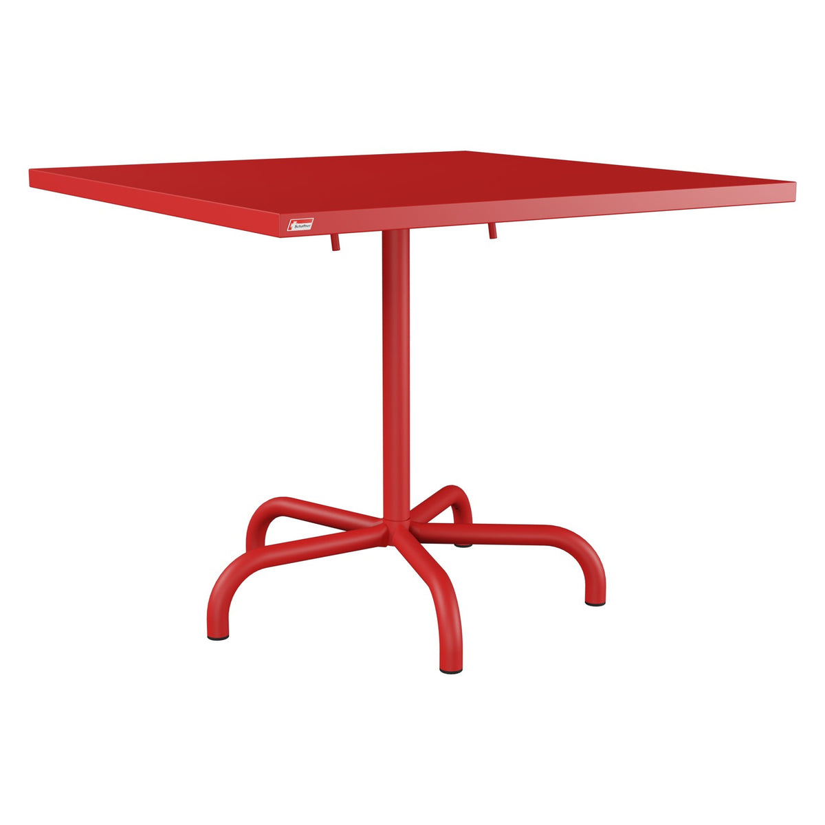 Schaffner Säntis Table repas rabattable 90x90cm – Rouge 30 / Rouge 30