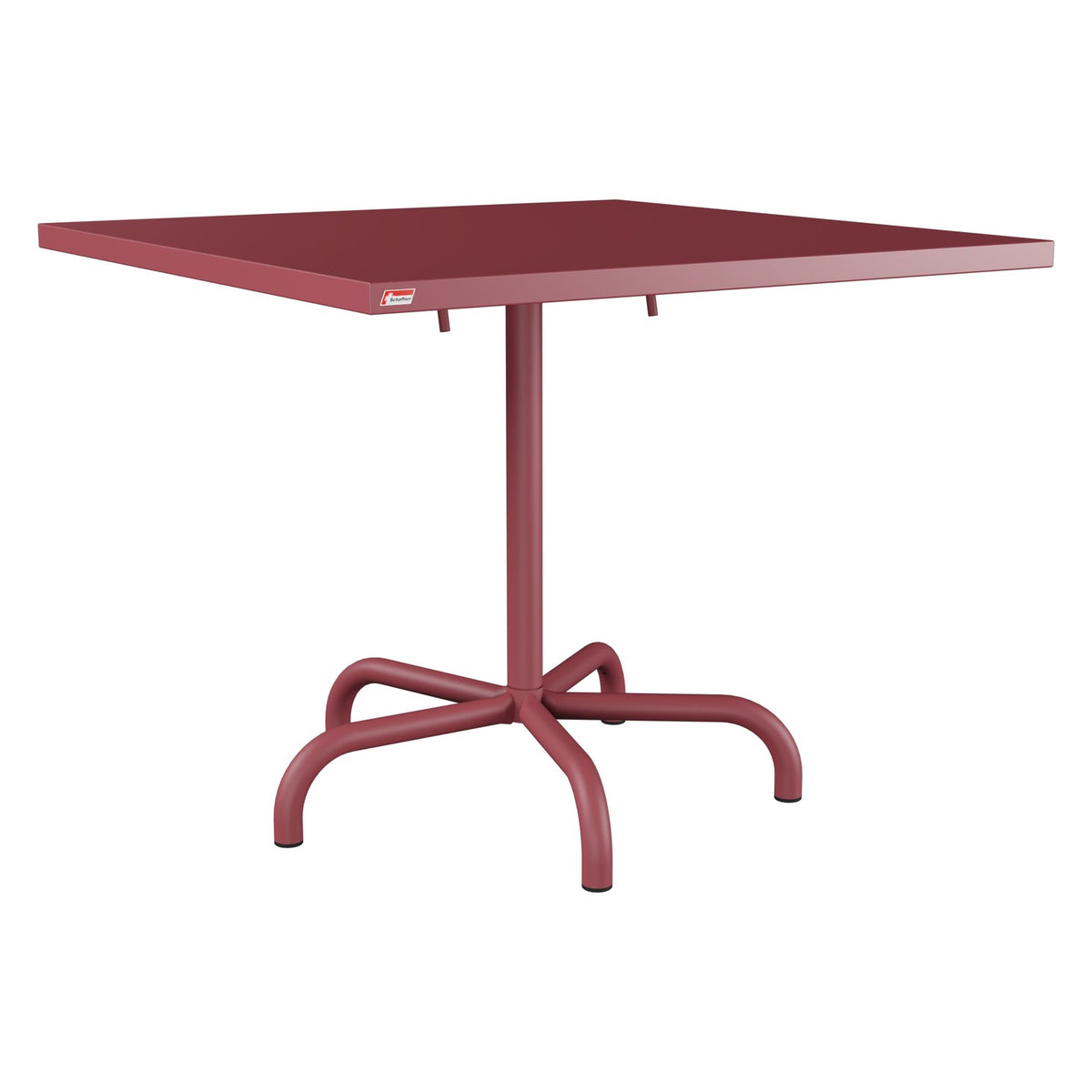 Schaffner Säntis Table repas rabattable 90x90cm – Bordeaux 38 / Bordeaux 38