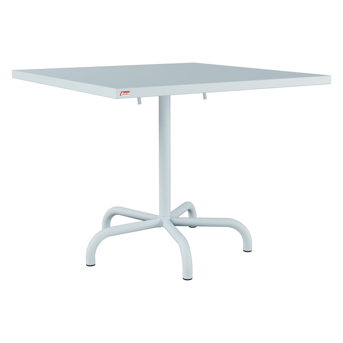 Schaffner Säntis Table repas rabattable 90x90cm – Bleu Pastel 51 / Bleu Pastel 51
