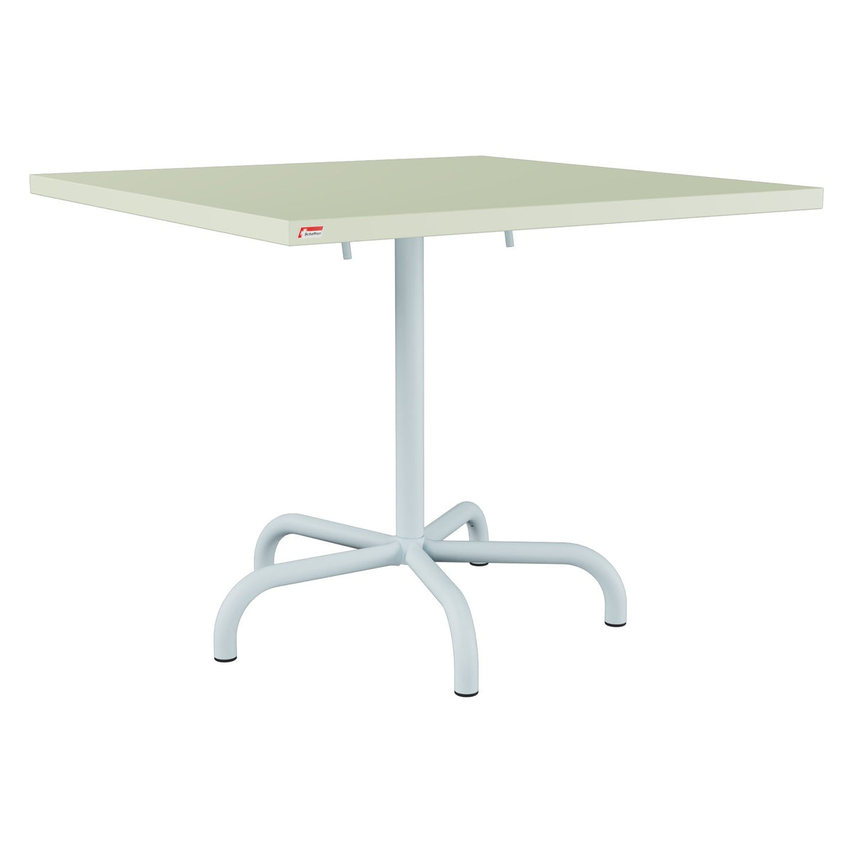 Schaffner Säntis Table repas rabattable 90x90cm – Vert Pastel 64 / Bleu Pastel 51