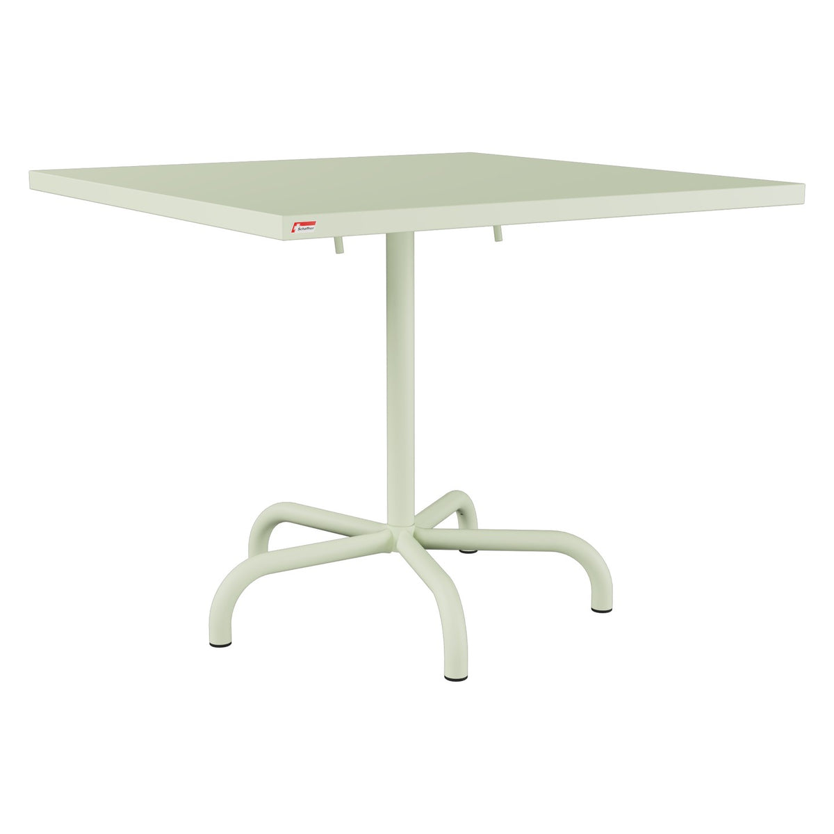 Schaffner Säntis Table repas rabattable 90x90cm – Vert Pastel 64 / Vert Pastel 64