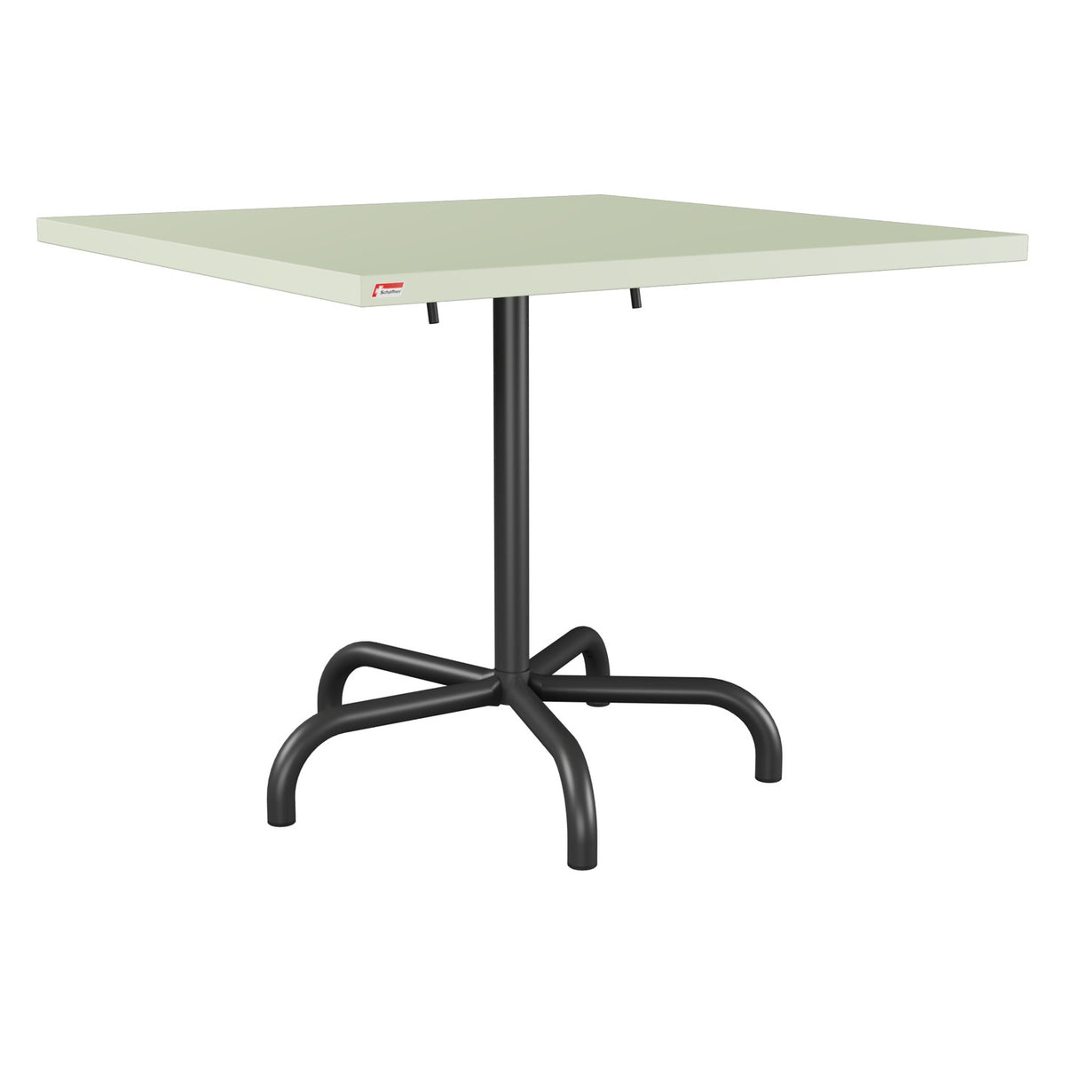 Schaffner Säntis Table repas rabattable 90x90cm – Vert Pastel 64 / Anthracite 77