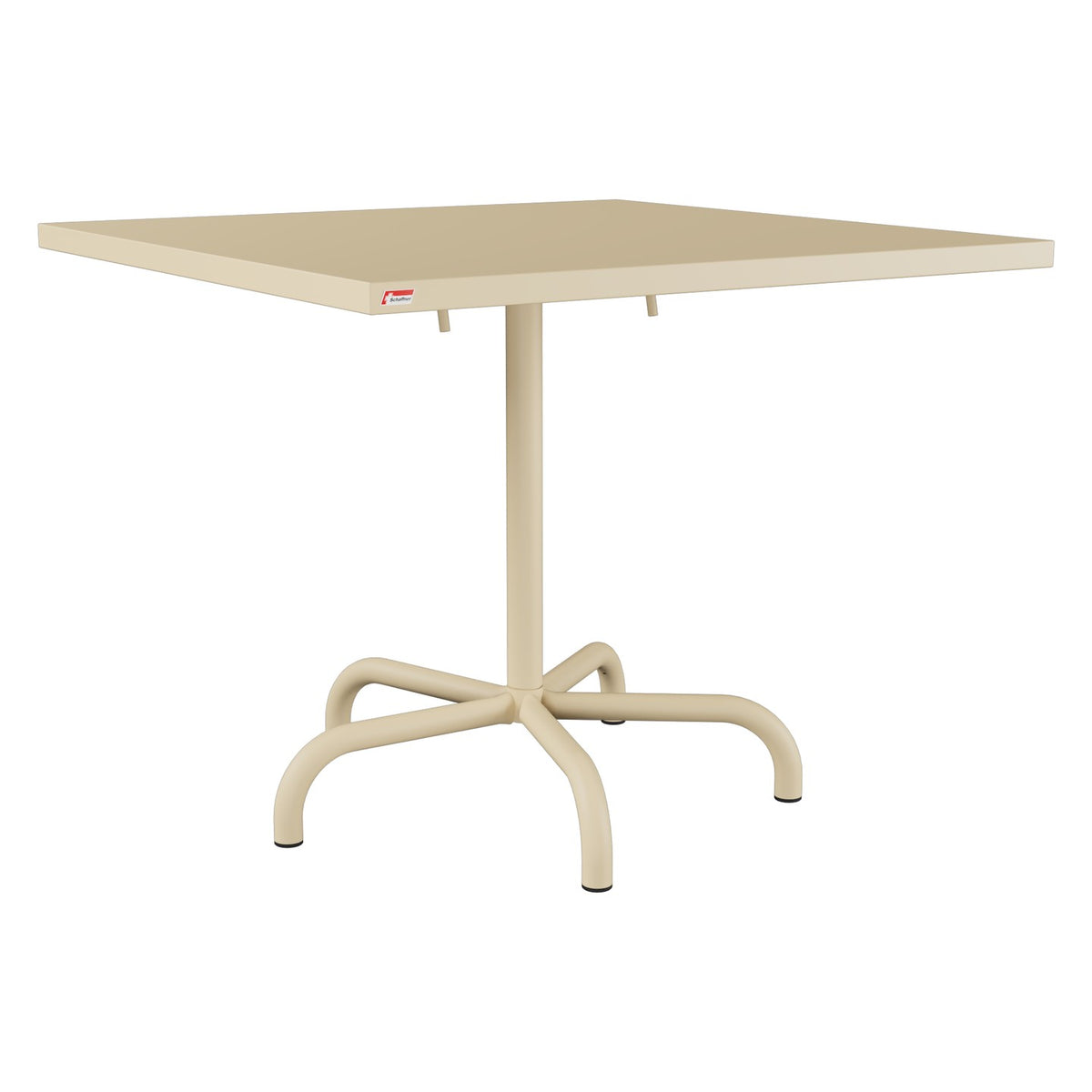 Schaffner Säntis Table repas rabattable 90x90cm – Marron Pastel 83 / Marron Pastel 83