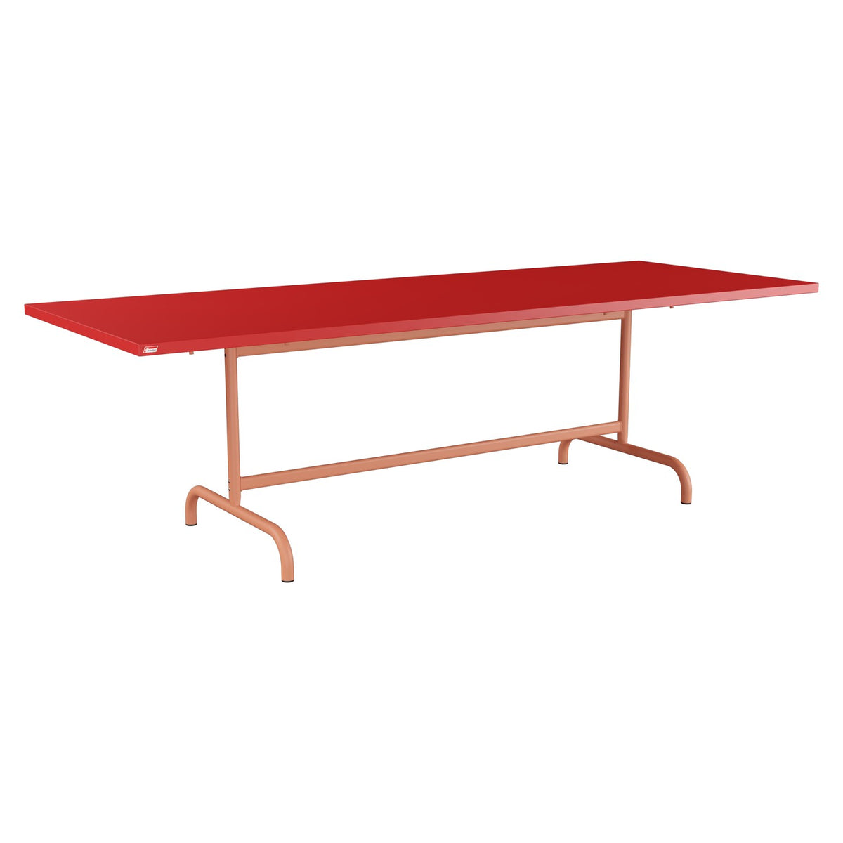 Schaffner Säntis Table repas rabattable 240x90cm – Rouge 30 / Terracotta 84