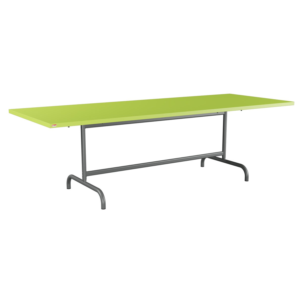 Schaffner Säntis Table repas rabattable 240x90cm – Vert clair 63 / Graphite 73
