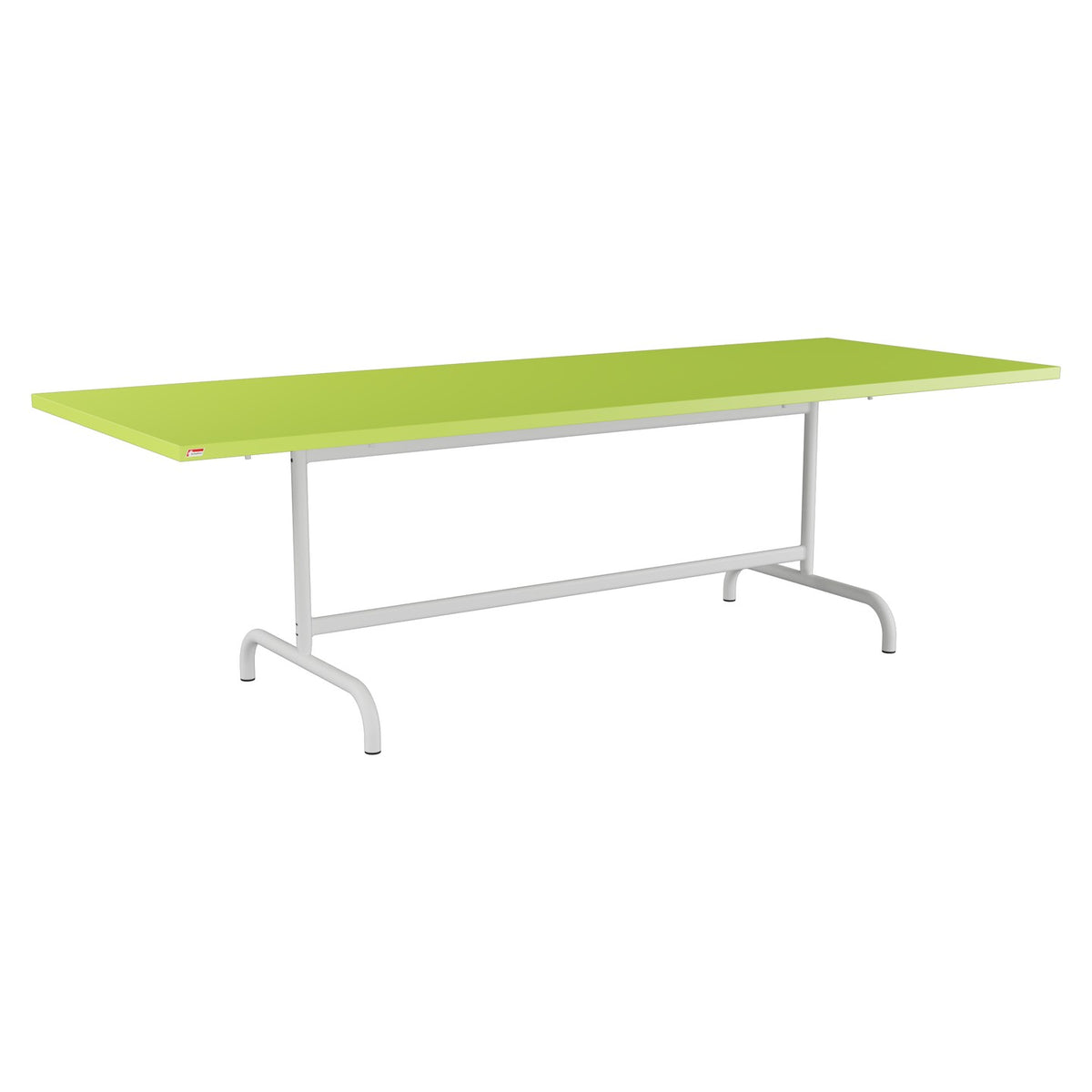 Schaffner Säntis Table repas rabattable 240x90cm – Vert clair 63 / Gris Argent 78
